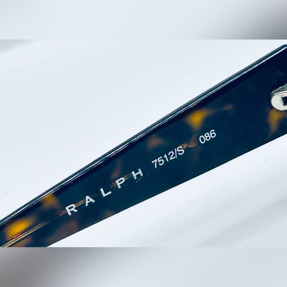 Ralph Lauren Black Oval Sunglasses Frames - Picture 8 of 8